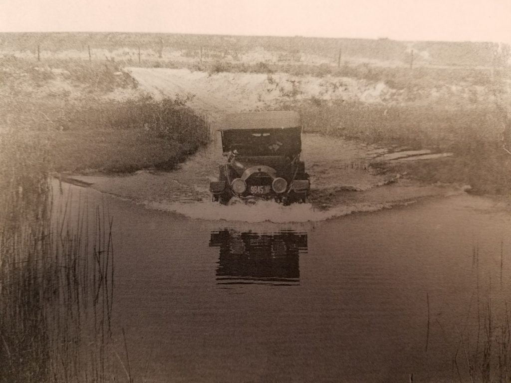 LOT 3559 F Fording a slough 1917