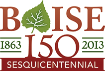 The Boise150 logo